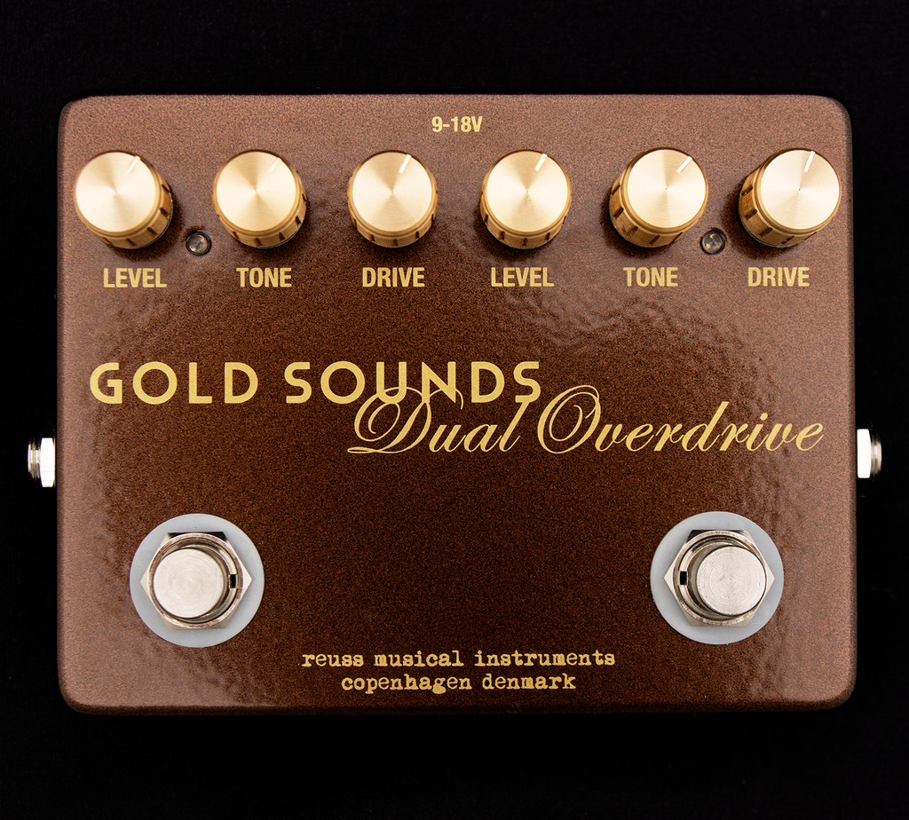 reuss pedals Reuss Gold Sounds Dual Overdrive - SALE!